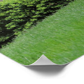 グレイス詩編103:8春フローラポスター ポスター (角)