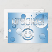 グレイス!グアテマラ国旗の色のアポップ・アートのート ポストカード (正面/裏面)