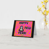 グレイズのニューイヤーウィッシュ 小さなグリーティングカード カード (黄色い花)