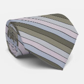 グレイズ グリーン アンド ブラック ストライプ オン ウォーターメロン ペーパー ネクタイ (ロール)