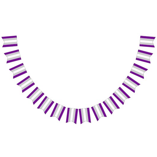 グレイセクシャルプライドフラッグのバンティングバナーLGBTパーティー バンティングフラッグ (全)