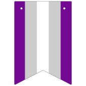 グレイセクシャルプライドフラッグのバンティングバナーLGBTパーティー バンティングフラッグ (第1の旗)