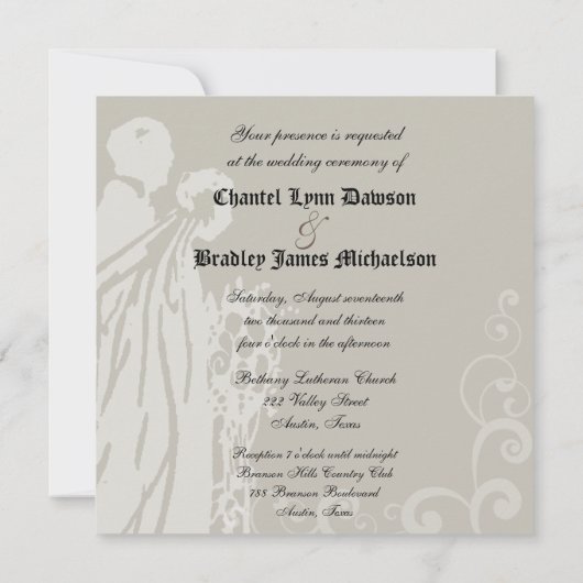 グレイソングワンスオンザタイム招待状 招待状 (裏面)