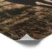 グレイソンハイランズ州パークバージニアウォーターカラー ポスター (角)