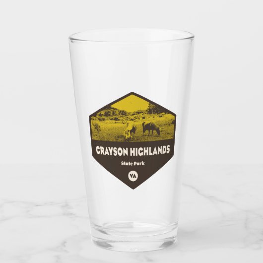 グレイソンハイランズ州パークバージニア タンブラーグラス (正面)