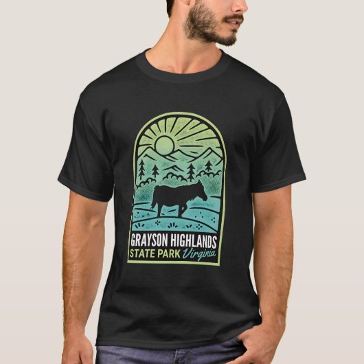 グレイソンハイランズ州パークバージニア Tシャツ (正面)