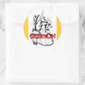 グレイソンハートステッカー ラウンドシール (バッグ)