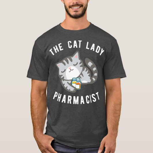 グレイタブー猫薬剤師子猫薬剤師T Tシャツ (正面)