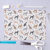 グレイタリアンイハウンドドッグボーンズアンドポーズティッシュペーパー 薄葉紙 (クラフト)