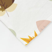 グレイタリアンイハウンドブランケット、イギー秋デコール フリースブランケット (角)