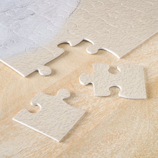 グレイタリアンイハウ絵画ンド's -かわいいオリジナルの犬のアート ジグソーパズル (側面)