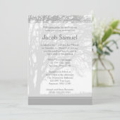 グレイツリーオブライフバー（ユダヤ教の）バル・ミツバー招待状 招待状 (スタンド正面)