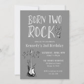 グレイツーロックギター第2誕生日パーティー 招待状 (正面)