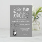 グレイツーロックギター第2誕生日パーティー 招待状 (スタンド正面)