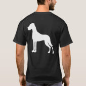 グレイトデン・ハートスター Tシャツ (裏面)