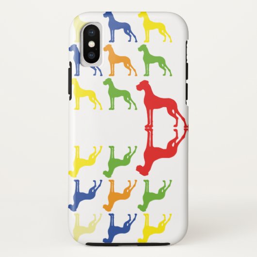 グレイトデーン パターン Case-Mate iPhoneケース (裏面)