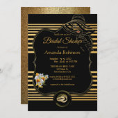 グレイト・ギャツビー ブライダルシャワー 招待状 (正面/裏面)