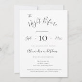 グレイナイトリハーサルディナー招待状 招待状 (正面)