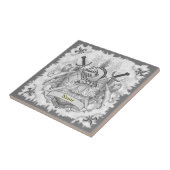 グレイナイト家紋名字タイル タイル (側面)