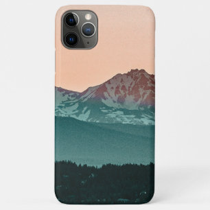 グレイニーサンセットマウンテンビュー//オレンジの空 iPhone 11 PRO MAXケース
