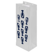 グレイネイビーロブスターすべての行事抱き枕 ワインギフトバッグ (裏面アングル)