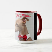 グレイハウイタリアンンド・コンボ・ツー・トンド・マグ。 マグカップ (正面右)