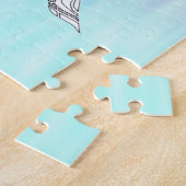 グレイハウイタリアンンド·ホイッペット·ドッグ·フラワーズ·アート ジグソーパズル (側面)