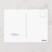 グレイハウイタリアンンド·ホイッペット·ドッグ·ポートレートスケッチアート ポストカード (裏面)