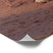 グレイハウンズはトラックでレース ポスター (角)