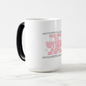 グレイハウンドおもしろいイタリアンギフトドッグママパパ モーフィングマグカップ (正面左)