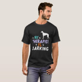 グレイハウンドおもしろい犬ラバーオーナークリスマス誕生日 Tシャツ (正面フル)