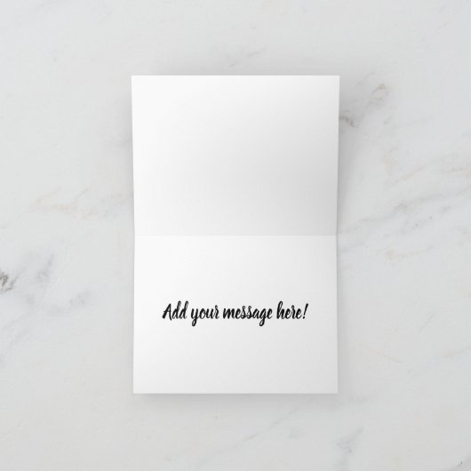 グレイハウンドがグレイト誕生日カードを持つ カード (内部)