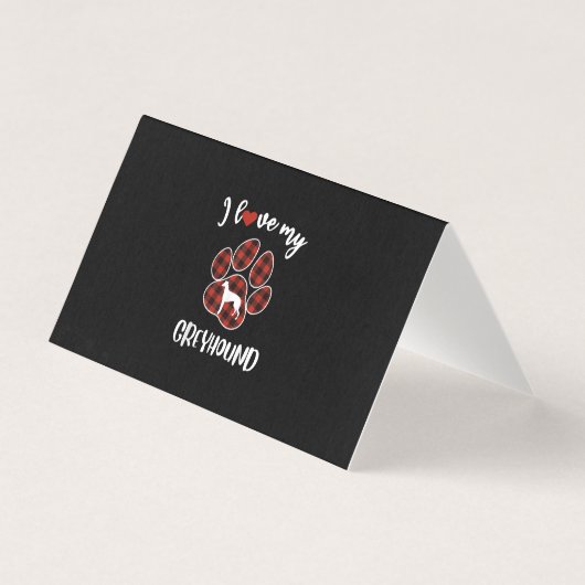 グレイハウンドが大好きな私 バレンタイン 犬好き (正面)