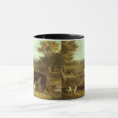 グレイハウンドとスパニエル、ヘリングによるドクター・フォップ マグカップ (中央)