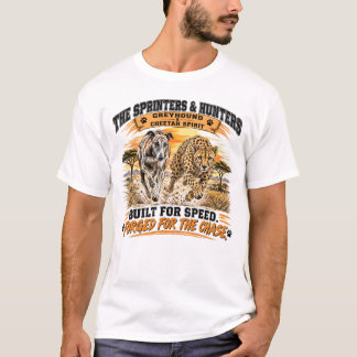 グレイハウンドとチーター Tシャツ