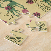 グレイハウンドとバラ ジグソーパズル (側面)