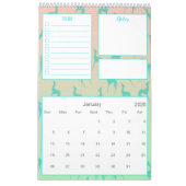 グレイハウンドのウィペット愛犬家カスタムの写真プランナー カレンダー (1月 2020)