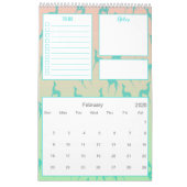 グレイハウンドのウィペット愛犬家カスタムの写真プランナー カレンダー (2月 2020)