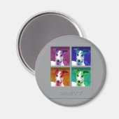 グレイハウンドのオマージュ マグネット (正面/裏面)