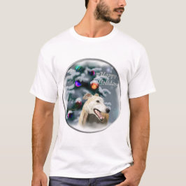 グレイハウンドのクリスマスプレゼント Tシャツ