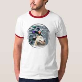 グレイハウンドのクリスマスプレゼント Tシャツ