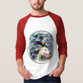 グレイハウンドのクリスマスプレゼント Tシャツ