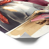 グレイハウンドのコーヒータイムポスター ポスター (角)