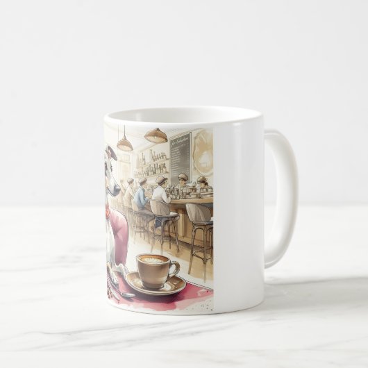 グレイハウンドのコーヒータイムマグ コーヒーマグカップ (正面右)