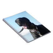 グレイハウンドのノート(P001) ノートブック (右側)