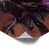 グレイハウンドのポスターと黒のレディ ポスター (角)