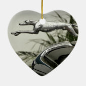 グレイハウンドのラジエーター帽子 セラミックオーナメント (裏面)