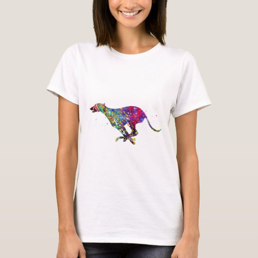グレイハウンドのランニング Tシャツ (正面)