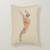 グレイハウンドの他人の手先として使われる者の芸術のアクセントの枕 アクセントクッション (正面(垂直))