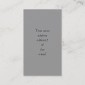 グレイハウンドの名刺 名刺 (裏面)